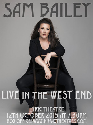 Sam Bailey: Live in the West End at Lyric Theatre