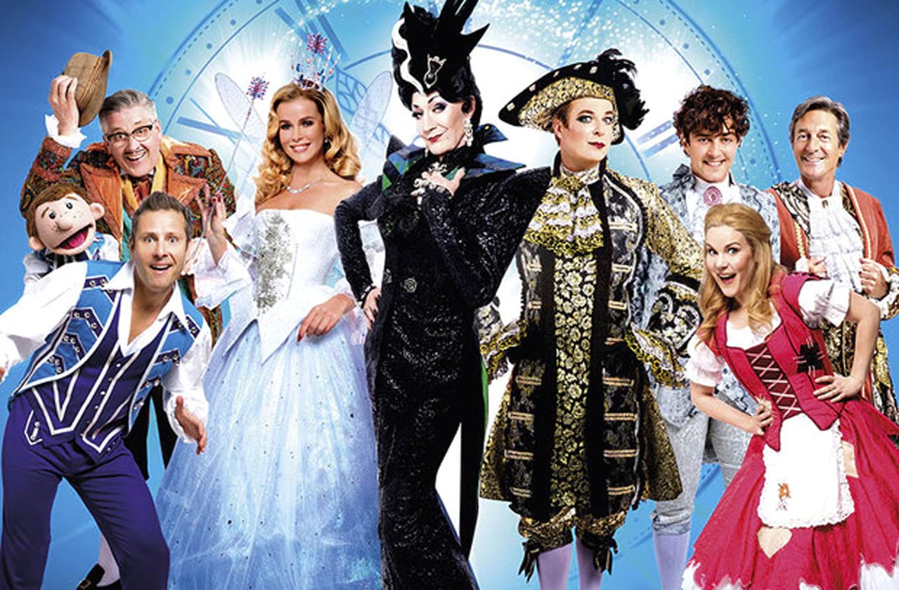 Helen George, Charlie Stemp and Basil Brush Cinderella Panto