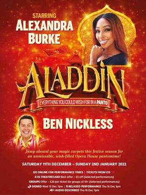 Aladdin at Manchester Opera House