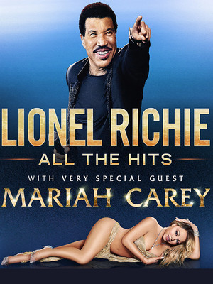 Lionel Richie with Mariah Carey at Air Canada Centre