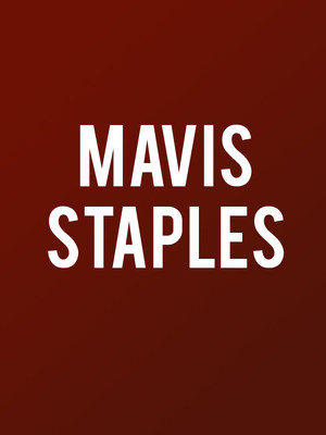 Mavis Staples at Thalia Mara Hall
