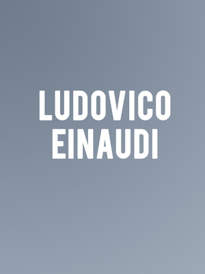 Ludovico Einaudi at Cadillac Palace Theater