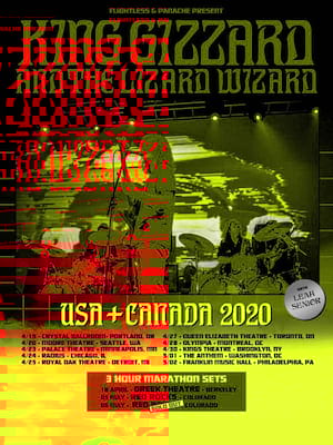 King Gizzard and The Lizard Wizard at Tabernacle
