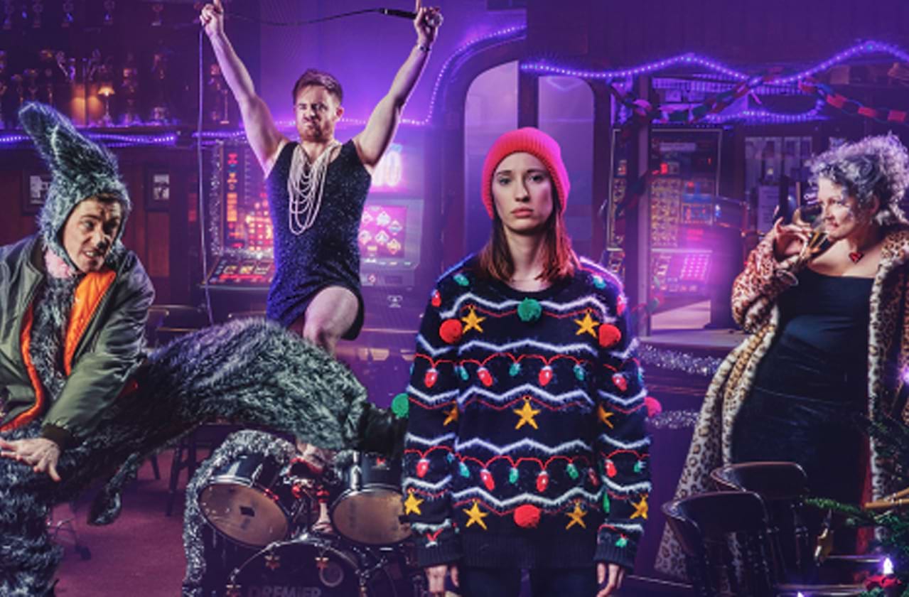 Helen George, Charlie Stemp and Basil Brush Cinderella Panto