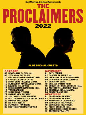 The Proclaimers, New Theatre Oxford, Oxford