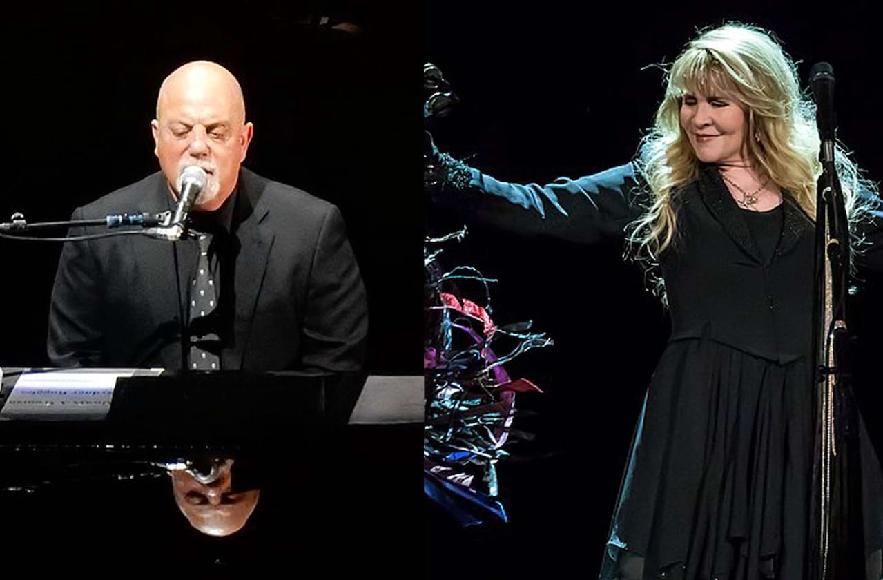 Billy Joel and Stevie Nicks at Ford Field