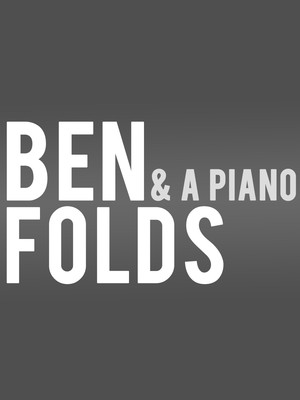 Ben Folds, New Theatre Oxford, Oxford