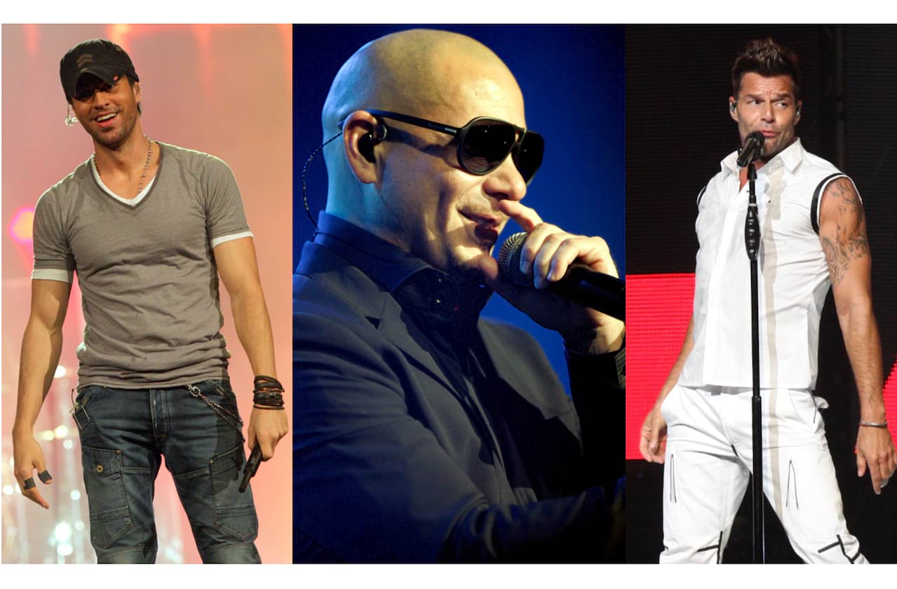 Enrique Iglesias, Pitbull, Ricky Martin at Crypto.com Arena