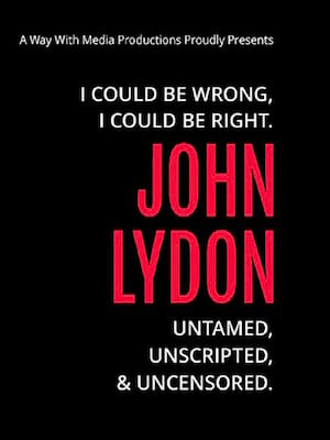 John Lydon, Theatre Royal Brighton, Brighton
