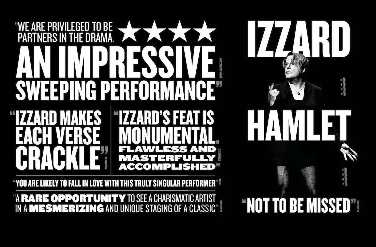 Eddie Izzard: Hamlet dates for your diary