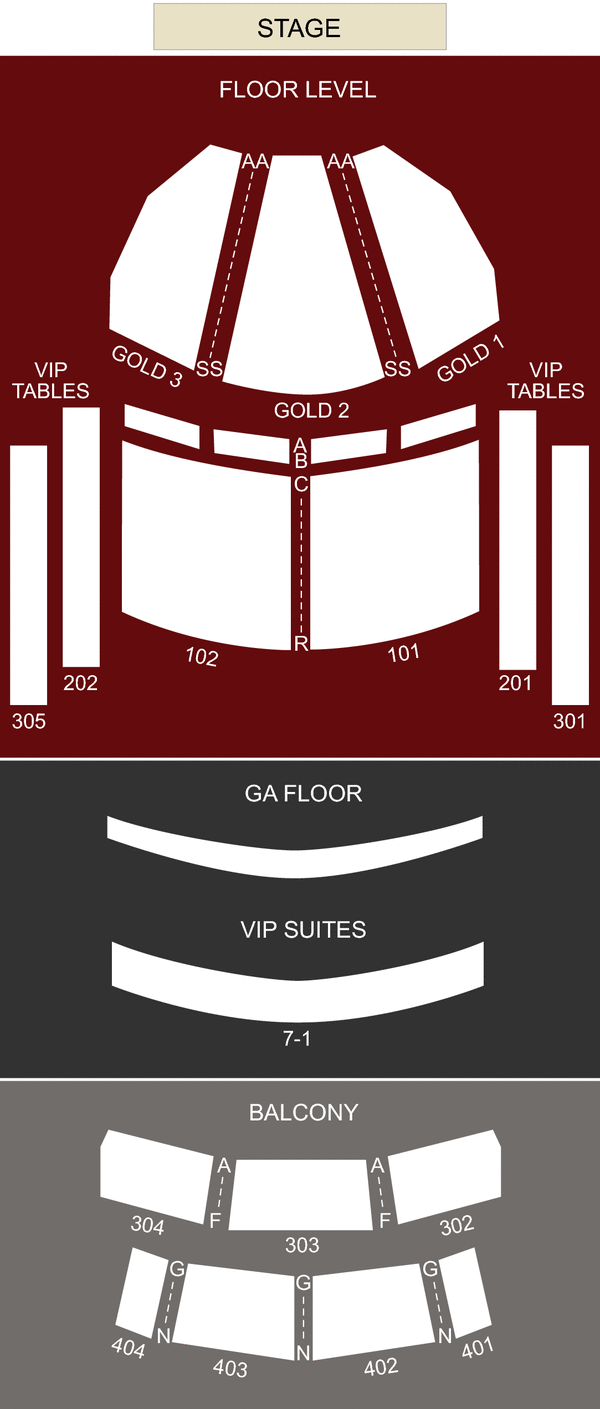 The Joint, Las Vegas, NV - Seating Chart & Stage - Las Vegas ...
