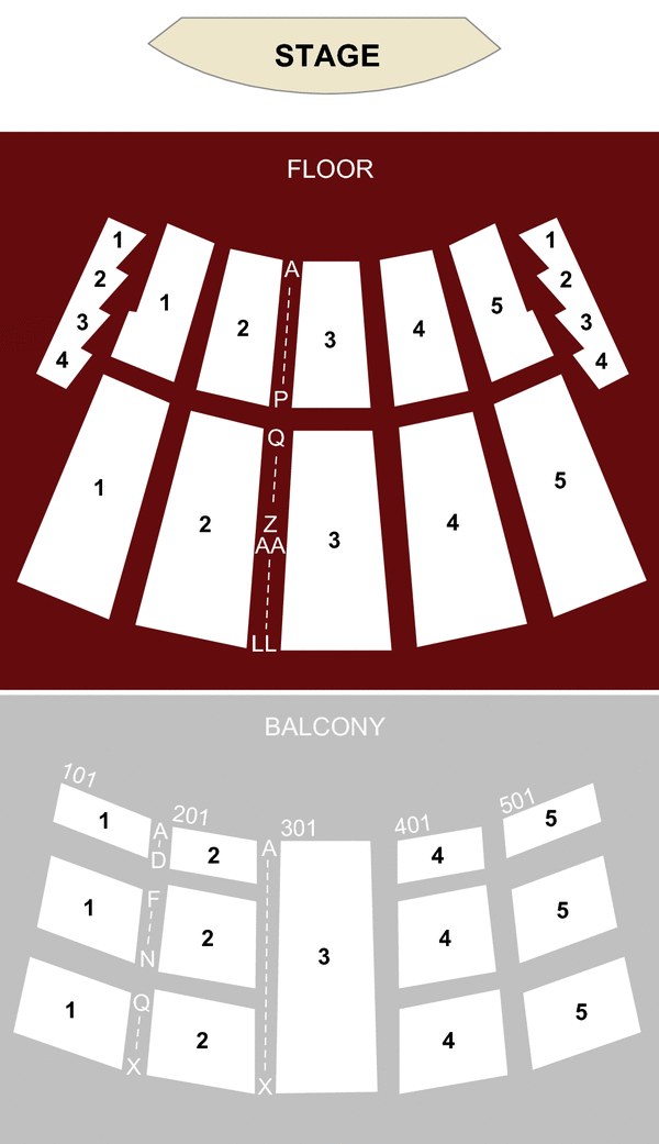 Arie Crown Interactive Seating Chart