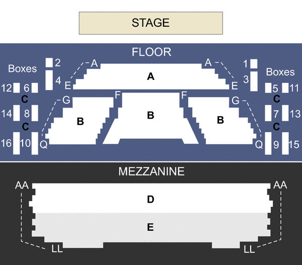 Albert Goodman Theater, Chicago, IL - Seating Chart & Stage ...
