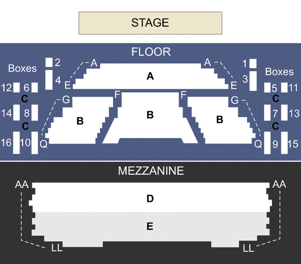 Goodman Theatre Seating Chart