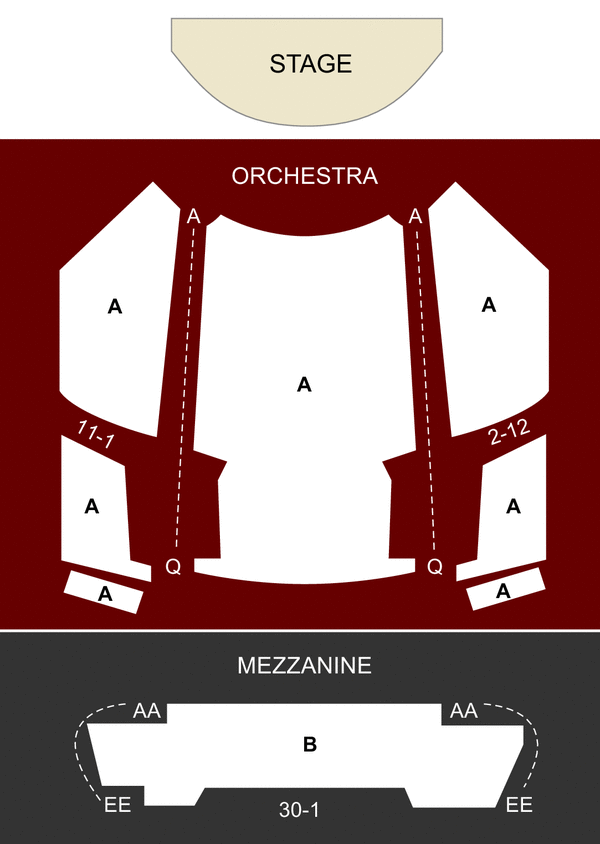 Geffen Playhouse, Los Angeles, CA - Seating Chart & Stage ...