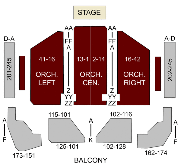 Royce Hall Seating Chart