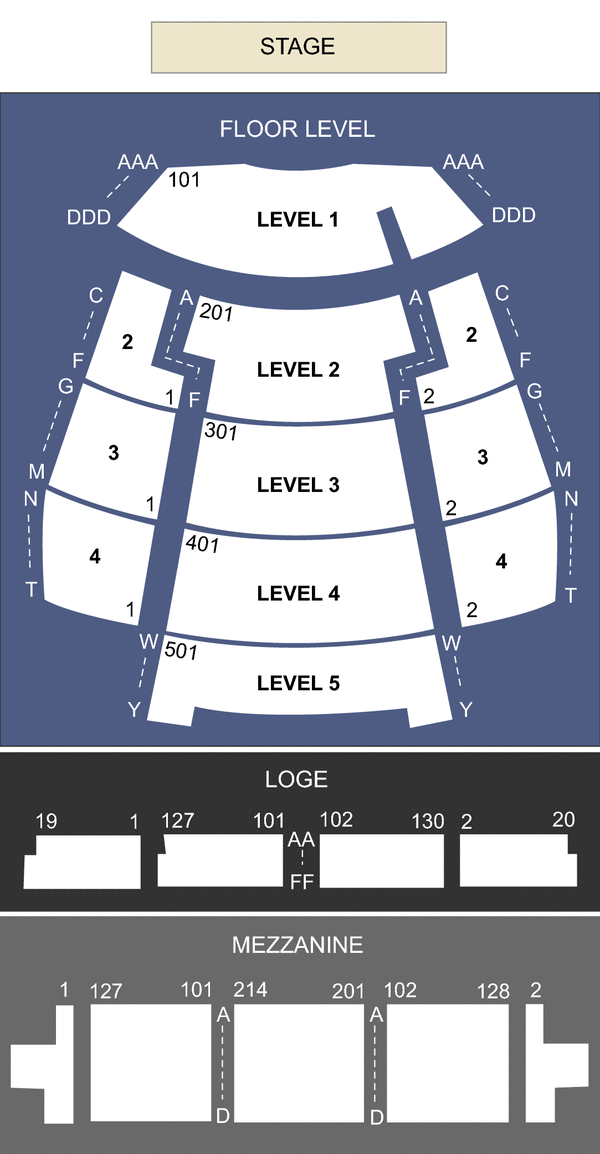 The Wiltern Seating Chart