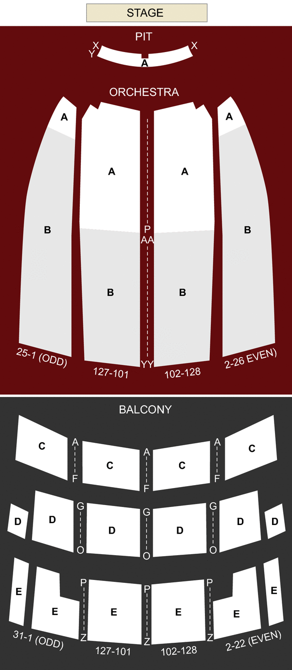 Paramount Theater Oakland CA Seating Chart Stage San Francisco 