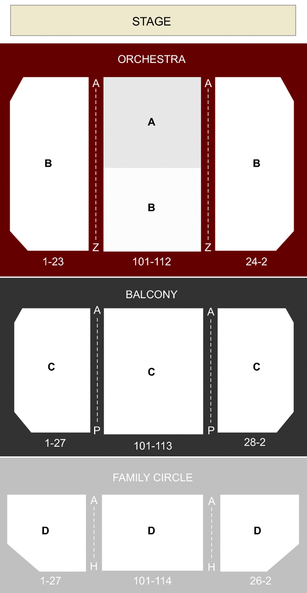 Merriam Theater Seating Chart