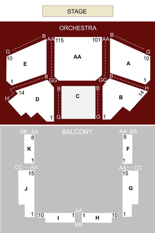 Charles Playhouse Seating Chart