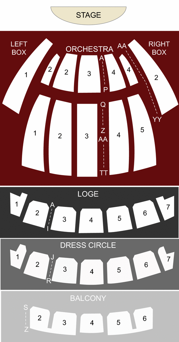 Atlanta Civic Center Ga Seating Chart Stage Theater