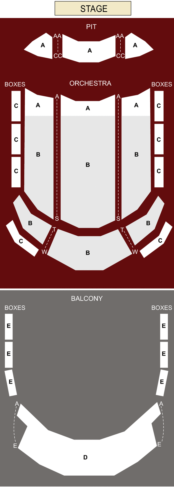 Gwinnett Performing Arts Center Seating Chart