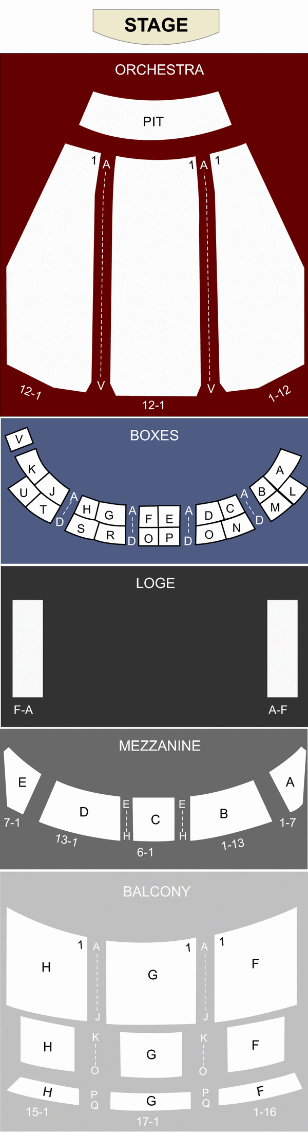 Majestic Theater, Dallas, TX - Seating Chart & Stage ...