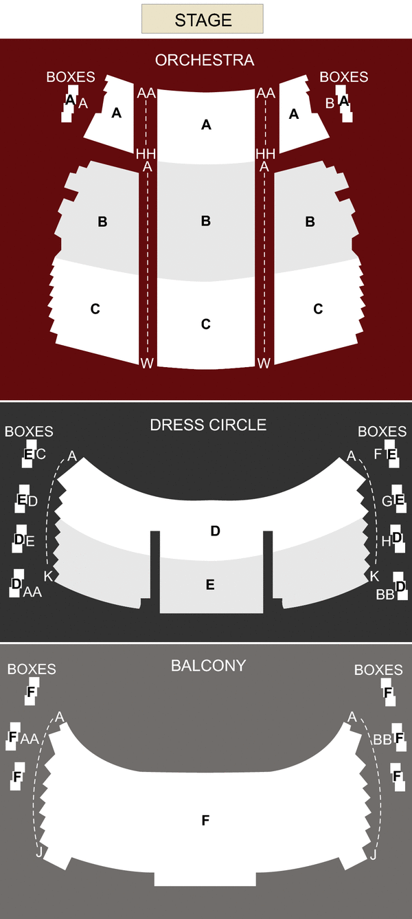 Princess of Wales Theatre Seating Chart