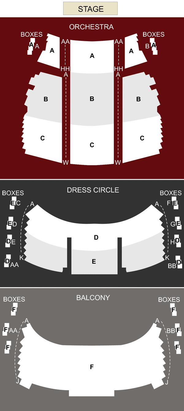 Prince Of Wales Theatre Seating Chart