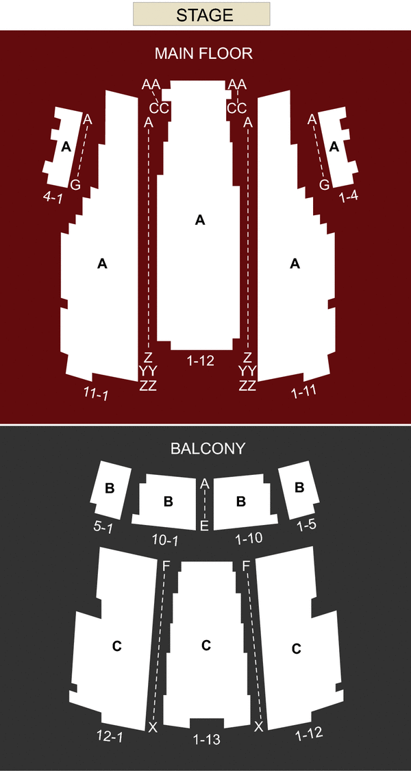 The Moore Seating Chart