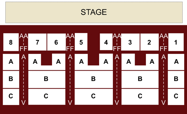 Del Mar Seating Chart