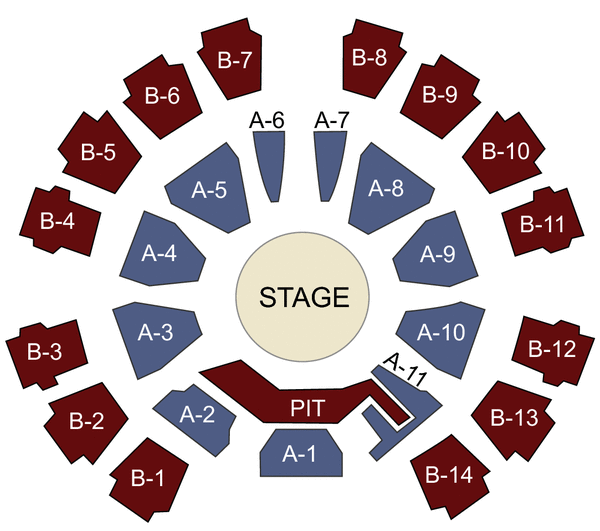 Celebrity Theatre Seating Chart