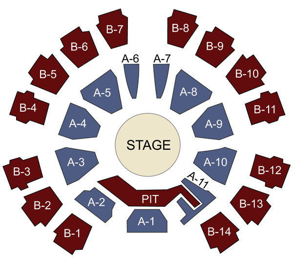 Celebrity Theater Seating Chart