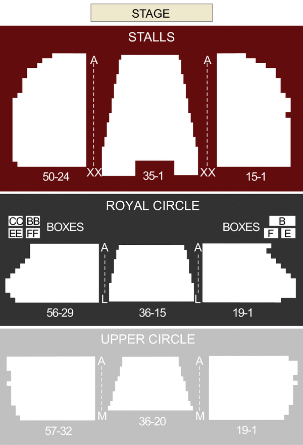 London Palladium Seating Chart