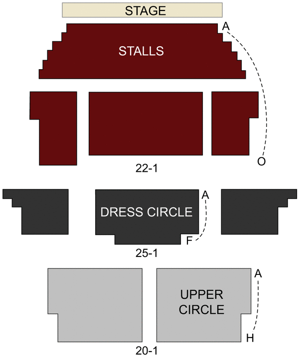St Martins Theatre Seating Chart