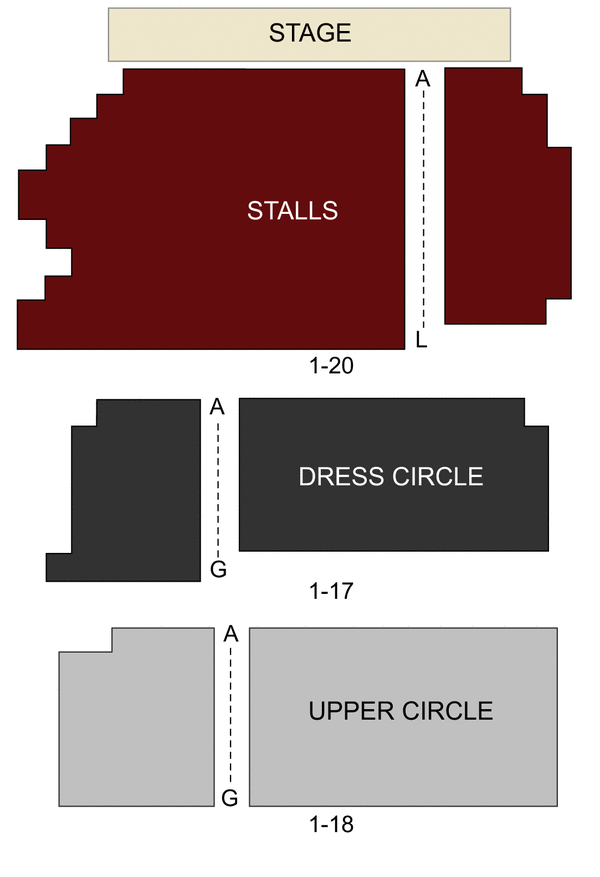 Fortune Theatre Seating Chart