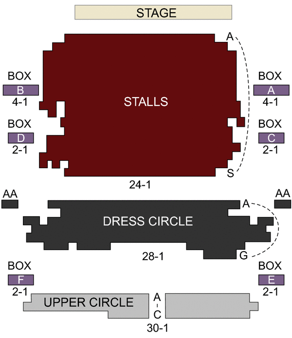 Criterion Theatre, London - Seating Chart & Stage - London ...