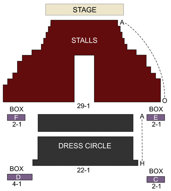 Duchess Theatre Seating Chart