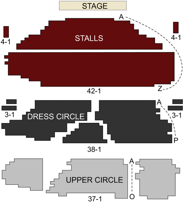 New Wimbledon Theatre Seating Chart