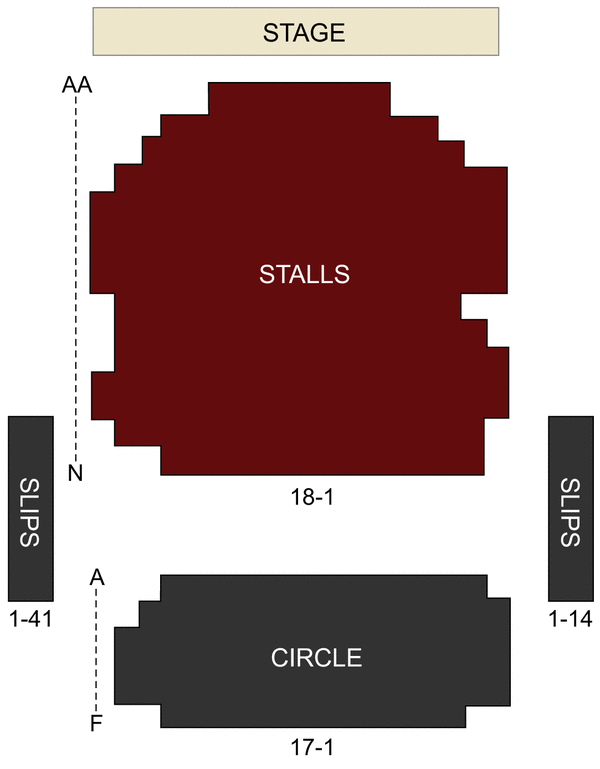 Arts Theatre Seating Chart