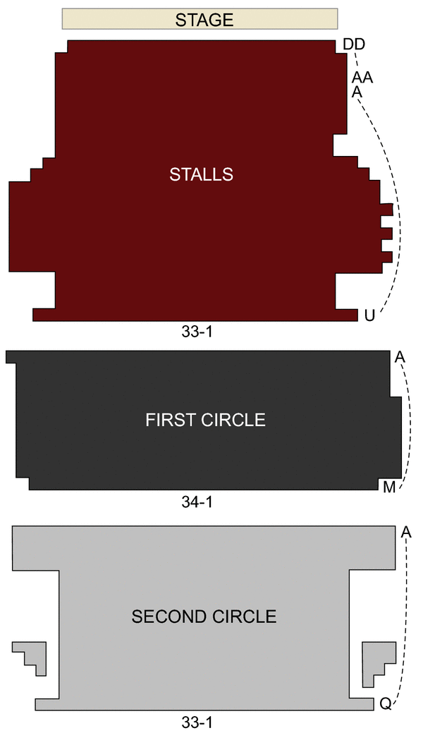 Sadlers Wells Theatre Seating Chart