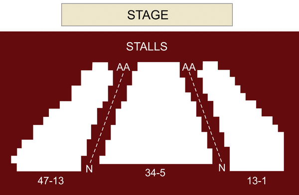 Shaw Theatre Seating Chart
