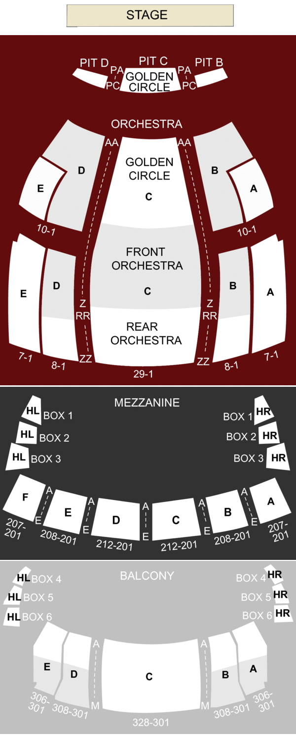 Buell Theater, Denver, CO - Seating Chart & Stage - Denver ...