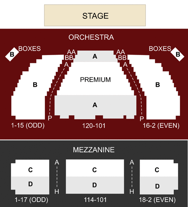 Booth Theater, New York, NY - Seating Chart & Stage - New York City Theater