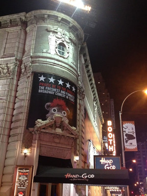 Booth Theatre on Broadway in NYC