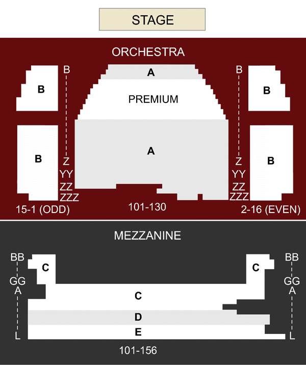 Minskoff Theater Seating Chart