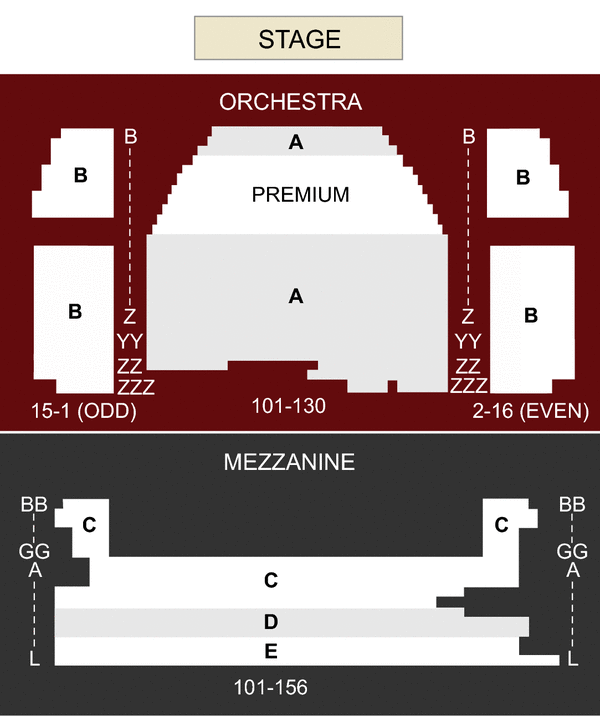 Lion King Seating Chart Nyc