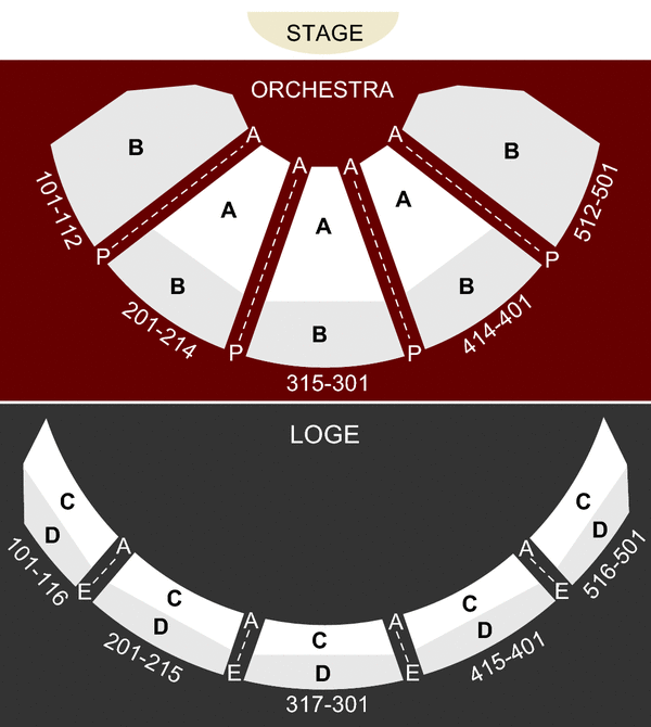 Vivian Beaumont Theater Seating Chart
