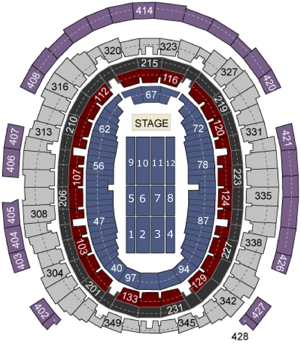 Madison Square Garden New York Ny Seating Chart Stage New