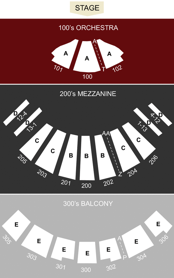 Square Garden Theater Seating Chart